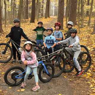 Kids Ride & Explore Weekend Clinics — trail scene